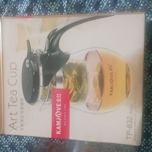 Kamjove. Art tea cup with tea